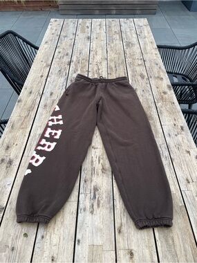 Cherry LA Brown Joggers | Size Large